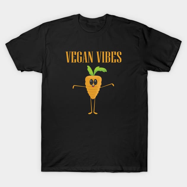 Vegan Vibes T-Shirt by JevLavigne